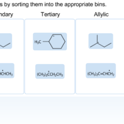 Classify radicals following sorting appropriate them into bins